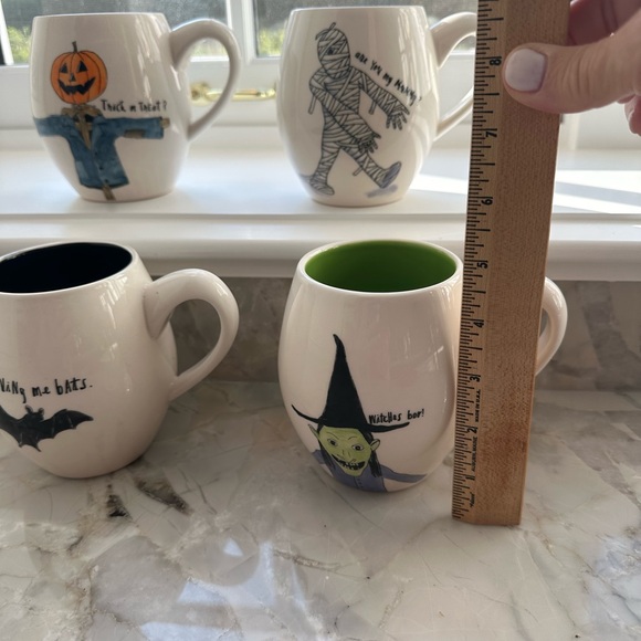 Rae Dunn by Magenta s/4 Halloween mugs. - Picture 10 of 13